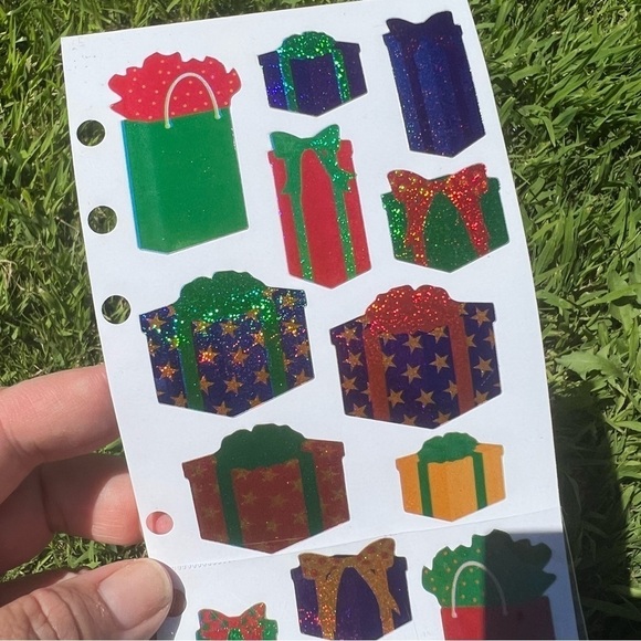 Vintage Christmas Sticker Bundle Stickopotamus Hallmark Stickeroni Mrs Grossmans - Picture 16 of 16